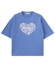 HEART FLOWER EMBROIDERY S/S TEE