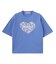 HEART FLOWER EMBROIDERY S/S TEE