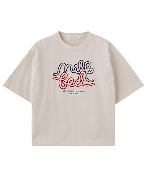 ROPEY LOGO CHAIN STITCH S/S TEE