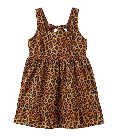 LEOPARD PRINT MINI DRESS