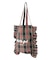 FRILLED TARTAN TOTE BAG
