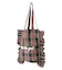 FRILLED TARTAN TOTE BAG