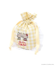 MILKFED. x HELLO KITTY SUN-KISSED F2F DRAWSTRING POUCH
