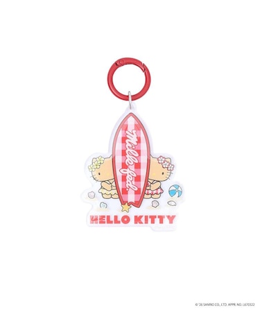 MILKFED. x HELLO KITTY SUN-KISSED SURF KEYCHAIN