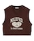 COLLEGE LOGO V-NECK SWEAT VEST