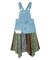 PATCHWORK OVERALL SKIRT
