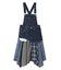 PATCHWORK OVERALL SKIRT