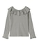 2WAY RUFFLE COLLAR STRIPED L/S TOP