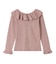 2WAY RUFFLE COLLAR STRIPED L/S TOP
