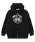 COLLEGE LOGO PATCH ZIP UP HOODIE