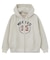 COLLEGE LOGO PATCH ZIP UP HOODIE