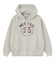 COLLEGE LOGO PATCH ZIP UP HOODIE