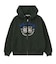 COLLEGE LOGO PATCH ZIP UP HOODIE