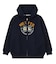 COLLEGE LOGO PATCH ZIP UP HOODIE