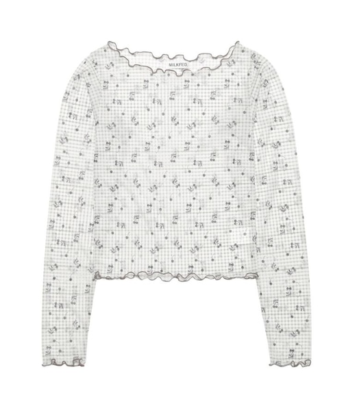 CHERRY MESH TOP