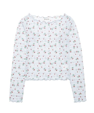CHERRY MESH TOP