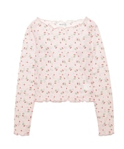 CHERRY MESH TOP