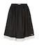 LACE HEM STRIPED SKIRT