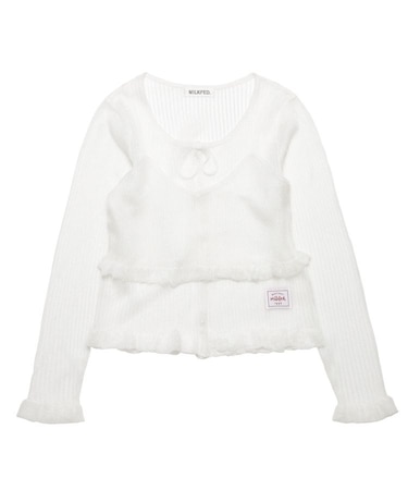 2-PIECE SHEER CARDIGAN