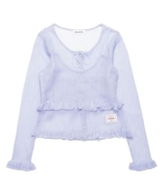 2-PIECE SHEER CARDIGAN