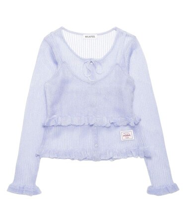 2-PIECE SHEER CARDIGAN