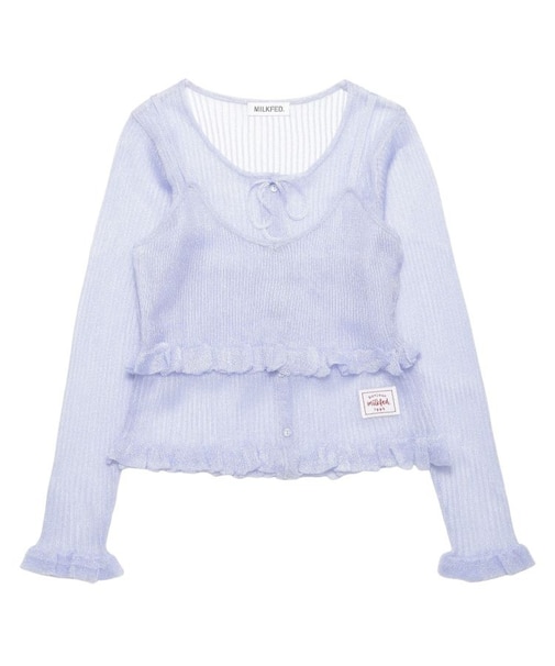 2-PIECE SHEER CARDIGAN