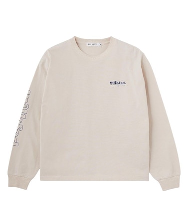 MILKFED. COOPER LOGO L/S TEE