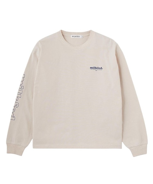 MILKFED. COOPER LOGO L/S TEE