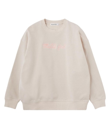 ICING LOGO SAGARA WIDE CREW SWEAT TOP