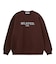 STENCIL LOGO WIDE CREW SWEAT TOP