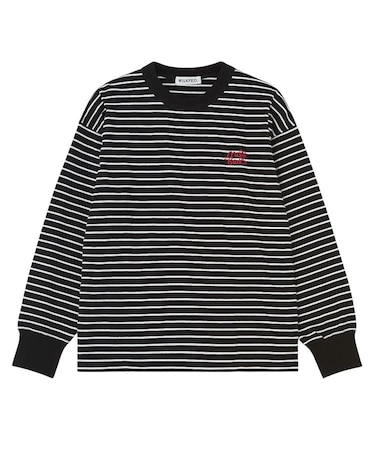 STRIPED L/S TOP