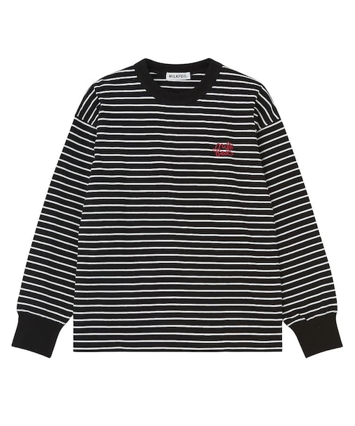 STRIPED L/S TOP