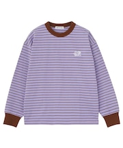 STRIPED L/S TOP