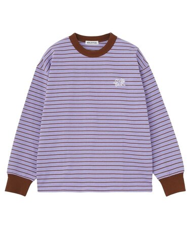 STRIPED L/S TOP