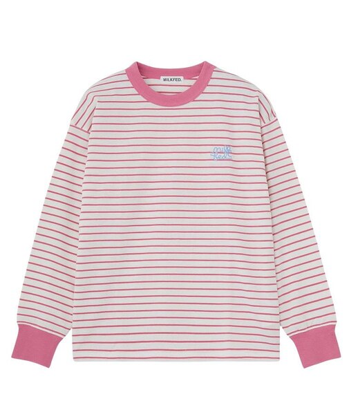 STRIPED L/S TOP