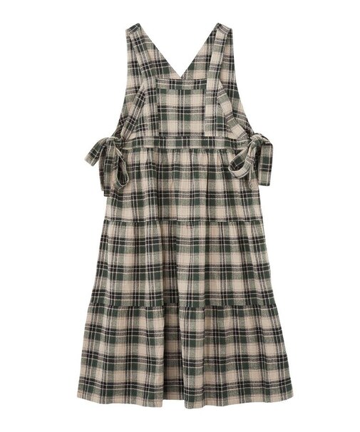 APRON TIERED DRESS