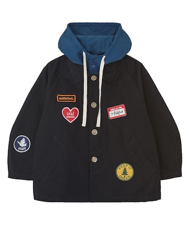 PATCH HOODED JACKET