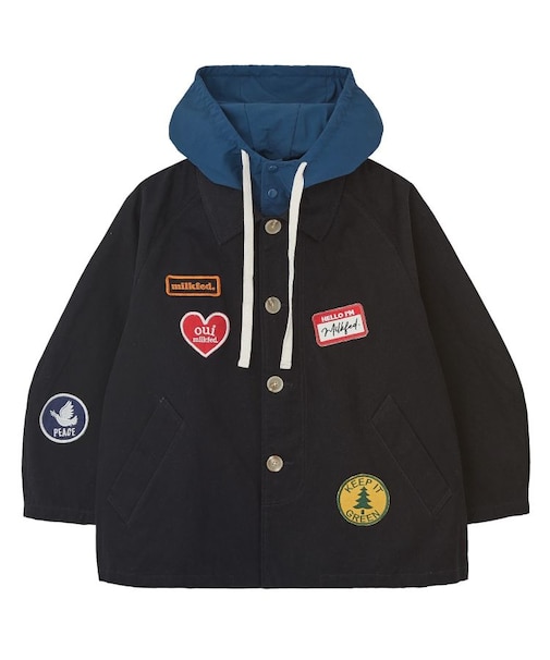 PATCH HOODED JACKET