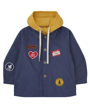 PATCH HOODED JACKET