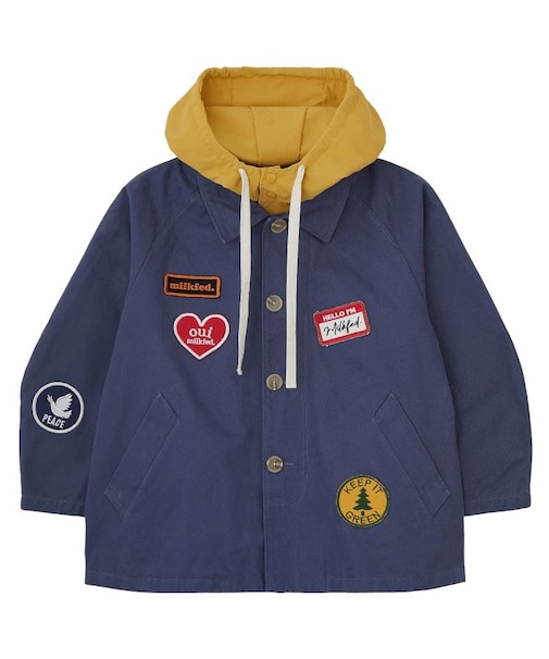 PATCH HOODED JACKET