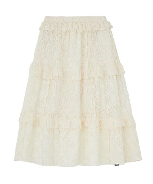 LACE FRILL DIRNDL SKIRT