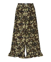 FRILL HEM CAMO PANTS