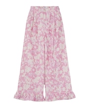 FRILL HEM CAMO PANTS
