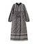 PRINTED TASSEL TIE DRESS