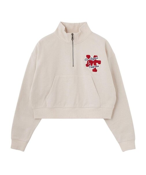 SAGARA PATCH HALF ZIP TOP
