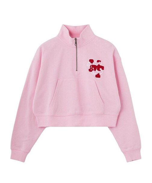 SAGARA PATCH HALF ZIP TOP