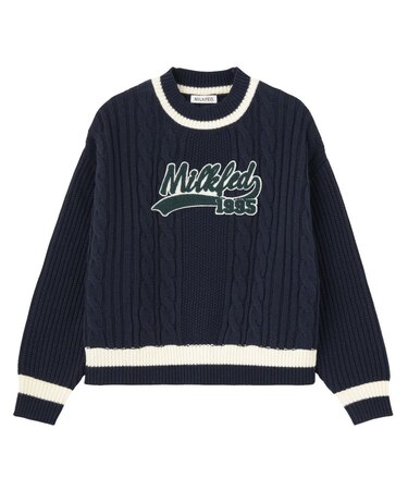 CRICKET KNIT PATCH TOP