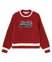 CRICKET KNIT PATCH TOP