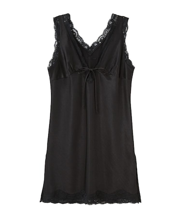 V-NECK LACE DRESS