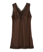 V-NECK LACE DRESS